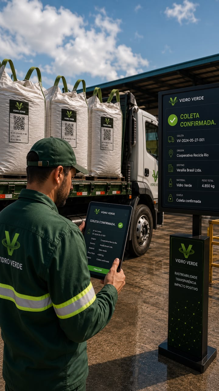 Coleta Confirmada Vidro Verde