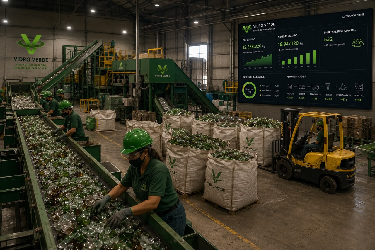Fábrica Inteligente Vidro Verde